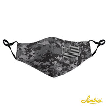 Load image into Gallery viewer, Digital Camo Flag Patch Protective Reusable Face Mask