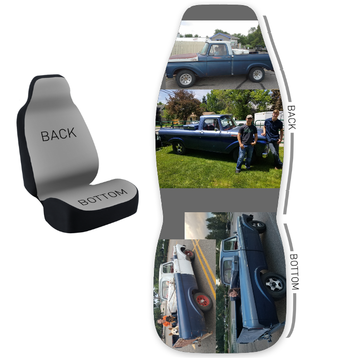 Design Your Own 50/50 Bucket Seat Cover