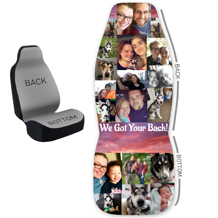 Design Your Own 50/50 Bucket Seat Cover