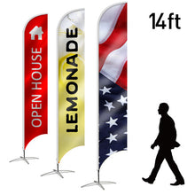 Load image into Gallery viewer, Design Your Own Blade Flag, 14ft - Lumbini Graphics
