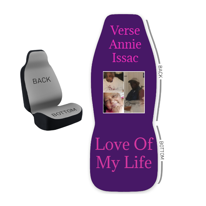 Design Your Own 50/50 Bucket Seat Cover