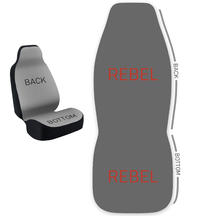 Design Your Own 50/50 Bucket Seat Cover