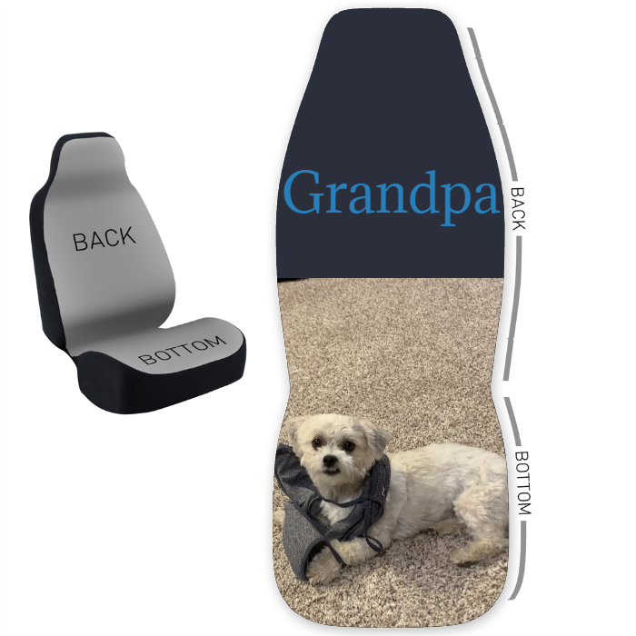 Design Your Own 50/50 Bucket Seat Cover