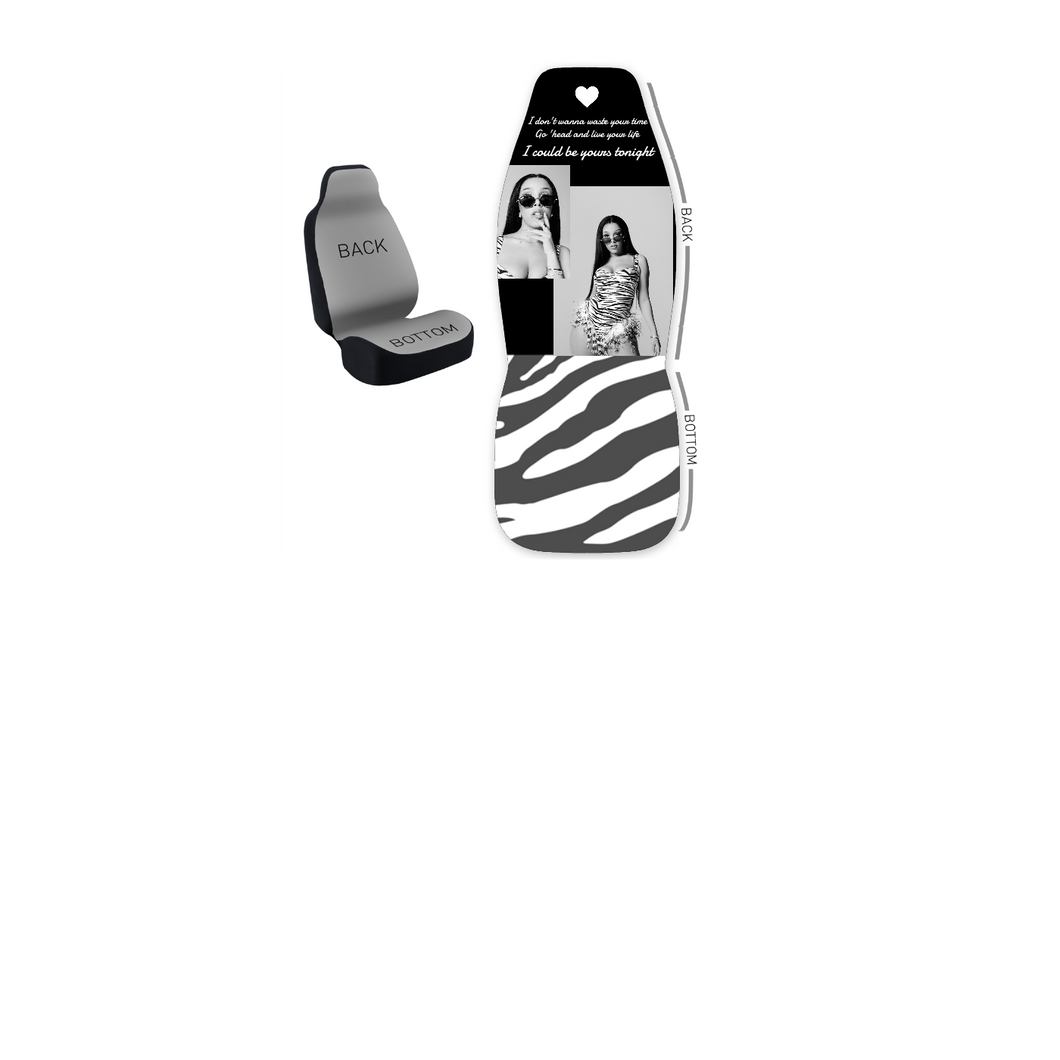 Design Your Own 50/50 Bucket Seat Cover