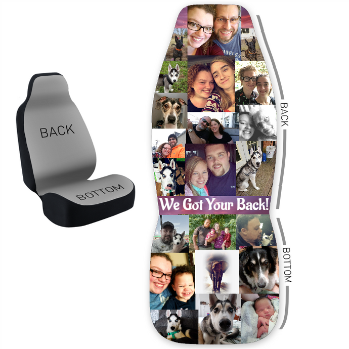 Design Your Own 50/50 Bucket Seat Cover