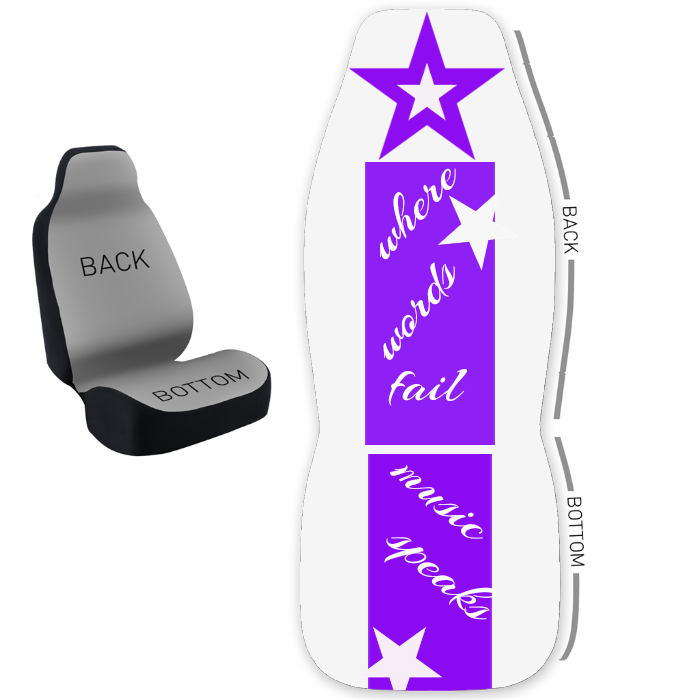 Design Your Own 50/50 Bucket Seat Cover