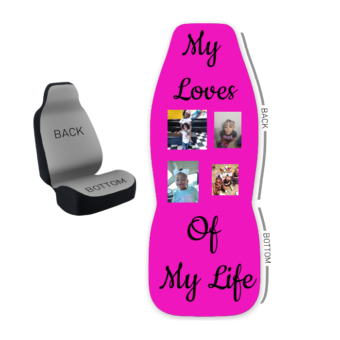 Design Your Own 50/50 Bucket Seat Cover