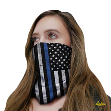 Load image into Gallery viewer, Police Blue Lives Neck Gaiter