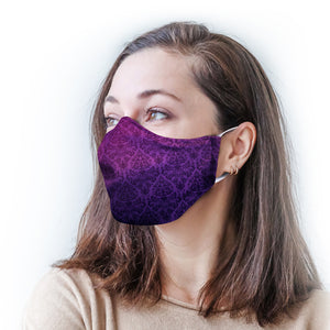 Purple Ombre Protective Reusable Face Mask