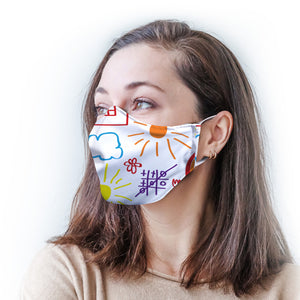Color Drawing Protective Reusable Face Mask