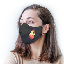 Load image into Gallery viewer, Flaming Heart Protective Reusable Face Mask
