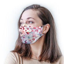 Load image into Gallery viewer, Floral Sparrow Protective Reusable Face Mask