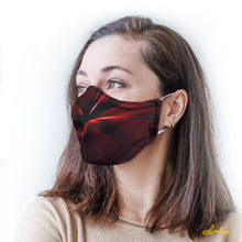 Load image into Gallery viewer, Red Vortex Protective Reusable Face Mask