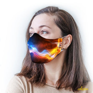 Ice on Fire Protective Reusable Face Mask