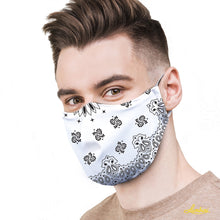Load image into Gallery viewer, White Bandana Protective Reusable Face Mask