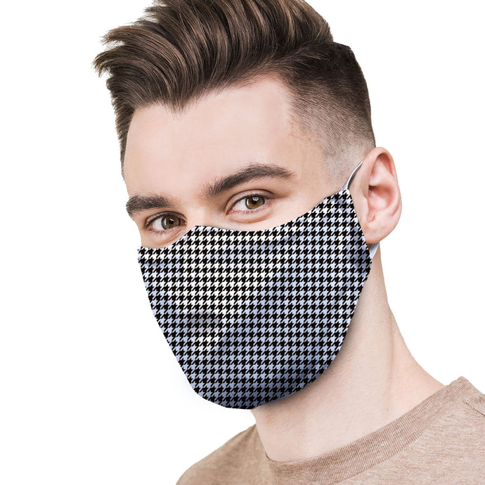 Houndstooth Protective Reusable Face Mask