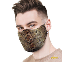 Load image into Gallery viewer, Snake Skin Protective Reusable Face Mask