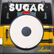 Load image into Gallery viewer, Powdered Sugar Donut Funny Custom Spare Tire Cover