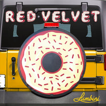 Load image into Gallery viewer, Red Velvet Donut Funny Custom Spare Tire Cover