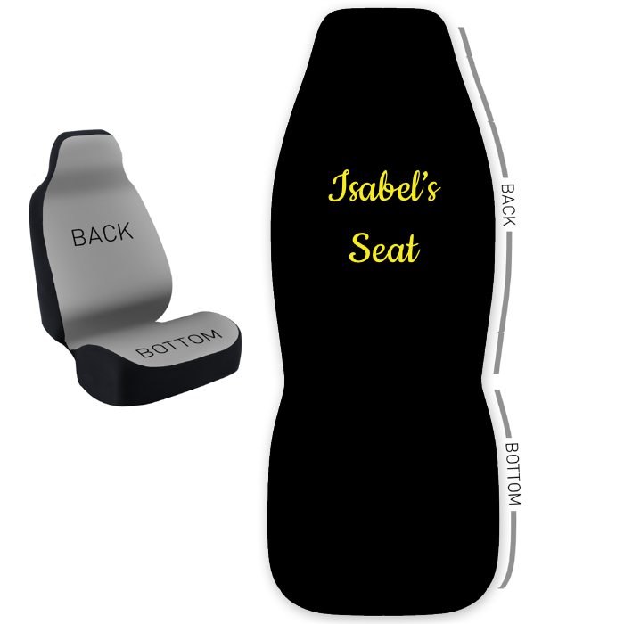 Design Your Own 50/50 Bucket Seat Cover