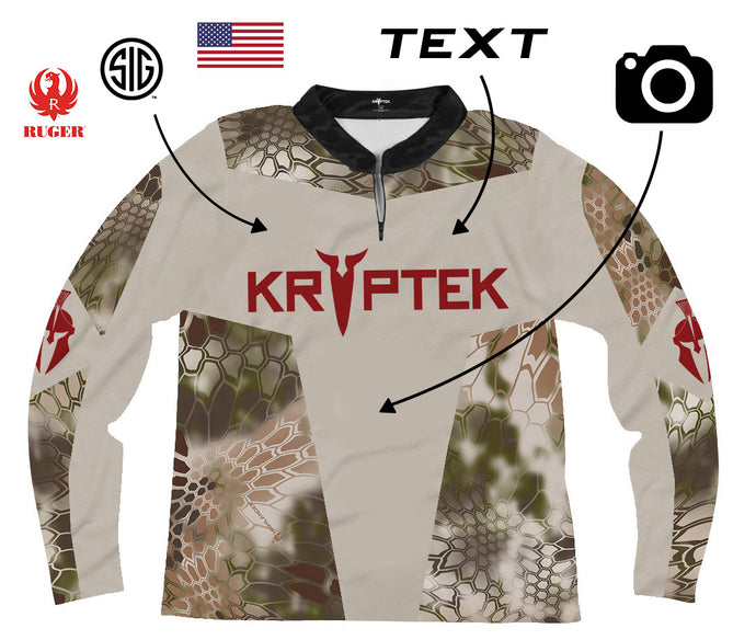 Design Your Own Kryptek Hunting Jersey - Lumbini Graphics